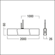 Zumtobel Group - Elektrisches Zubehör/Ersatzteile für Leuchten Verbinder SUP2 TRACK #60210843 (elektrisch)