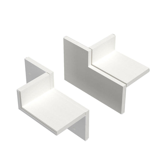 OBO Bettermann - Zubehör/Ersatzteile für Brandschutzkanal Wandanschlusskragen-Set PLM CC 0410 RW für Eckmontage