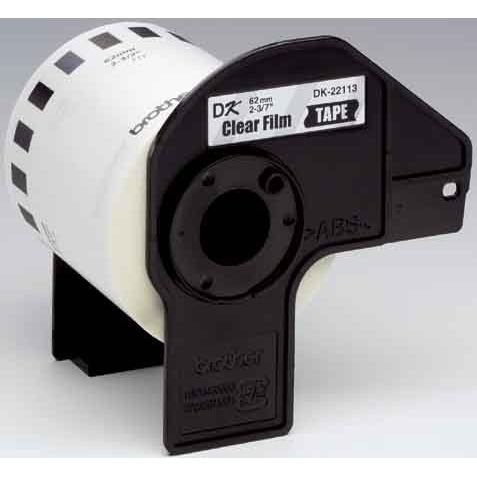 Brother - Kennzeichnungsmaterial Etiketten 62mm DK-22113 farblos