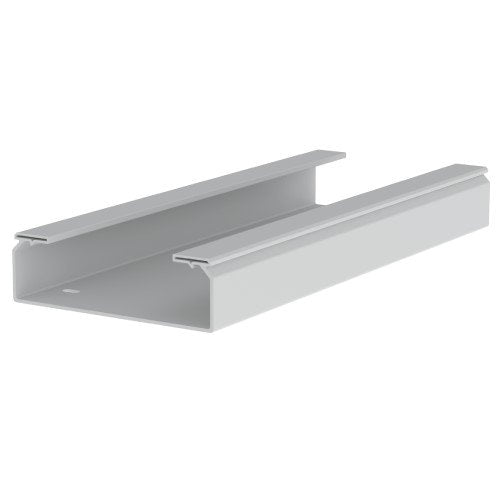 Unex - Kabelrinne Kabelbahn ungelocht grau 66201-48 60x200 U48X RAL7038 − 12 Meter