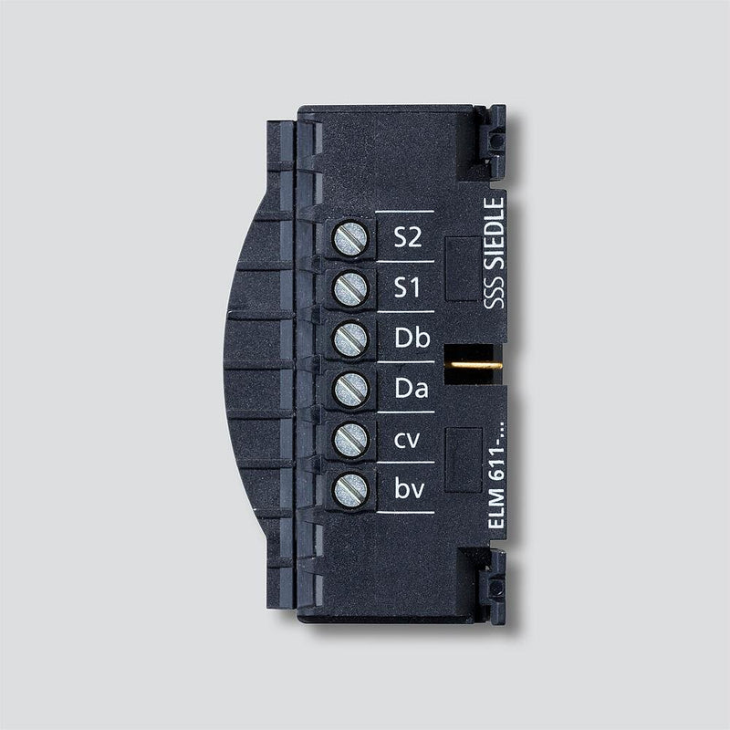 Siedle&Söhne - Zubehör/Ersatzteile für Türkommunikation Klemmblock sw 200029924-00 f. ELM 611 − 1 Stück