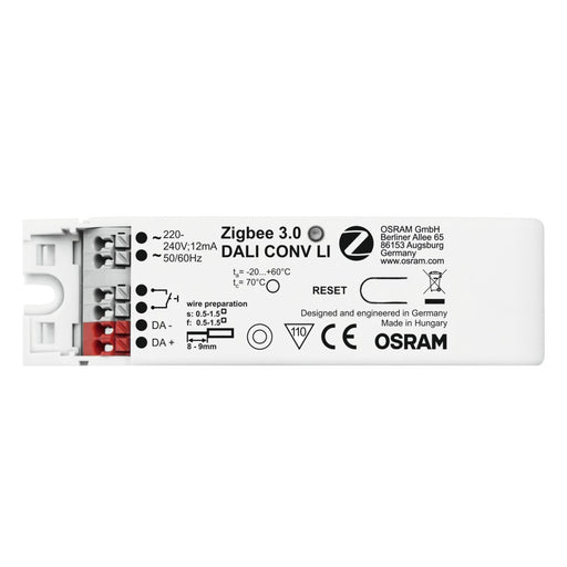 OSRAM BETRIEBSGERÄTE - Lichtregelsystemkomponente Zigbee-Konverter ZIGBEE3.0DALICONVLI DALI