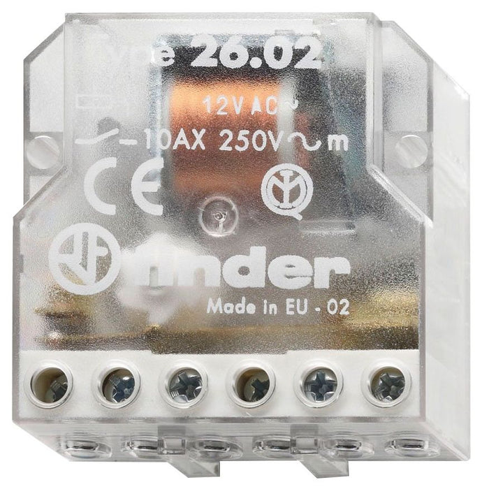 Finder - Stromstoßschalter Stromstoßschalter UP 26.02.8.230.0000 2S 10A 230VAC − 1 Stück
