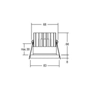 Brumberg Leuchten - Downlight/Strahler/Flutlicht LED-Einbauleuchte 500mA 12270184