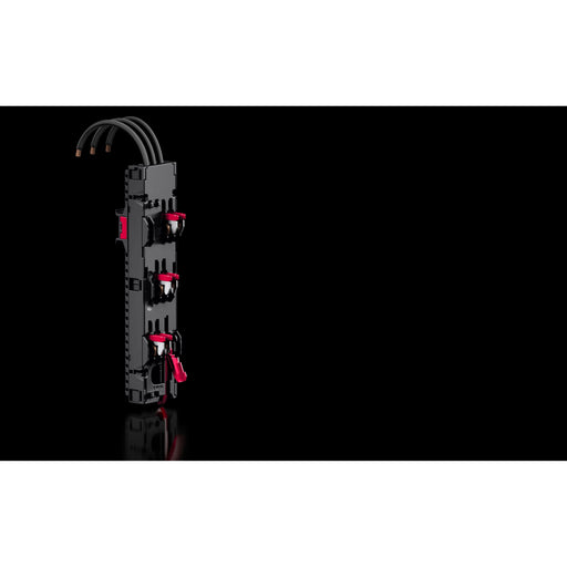 Rittal - Sammelschienen-Adapter Geräteadapter 16 A, AWG RX 9360.710 (VE4) 14 3-polig B: 45 mm
