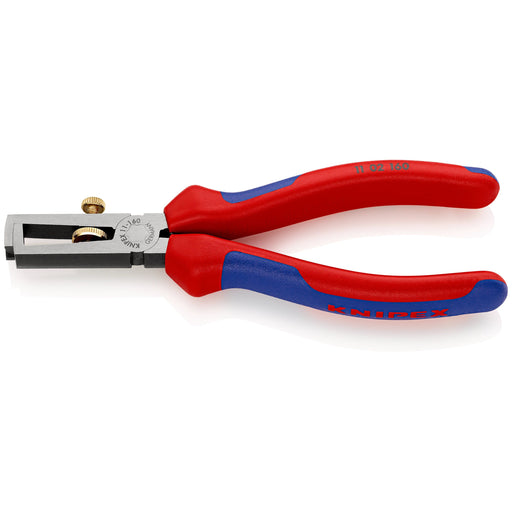Knipex - Abisolierzange 11 02 160 SB schwarz, 160mm