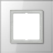Jung - Abdeckrahmen Glasrahmen 1-fach aws LSP 981 GL WW waage/senkrecht
