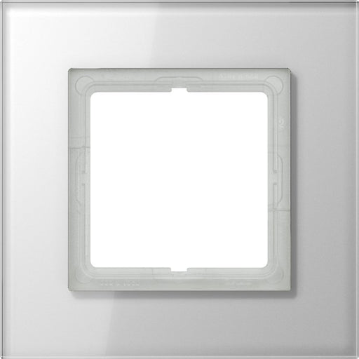 Jung - Abdeckrahmen Glasrahmen 1-fach aws LSP 981 GL WW waage/senkrecht − 1 Stück by Jung
