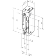 Assa Abloy effeff - Elektrischer Türöffner Elektro-Türöffner FAFIX P. 118.13------A71 10-24 V GS/WS Uiniv