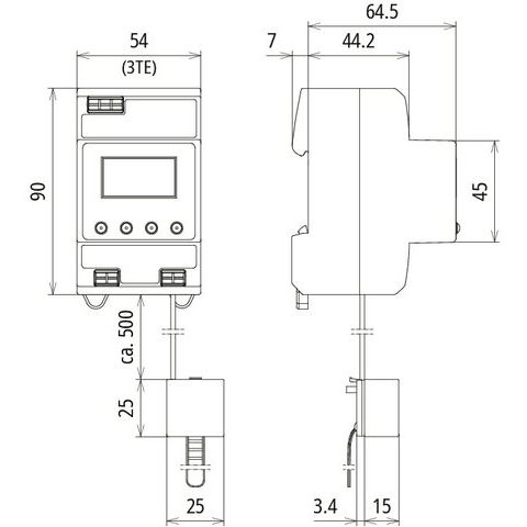 DEHN - Blitzstrom-Messsystem Impulszähler IPC P4