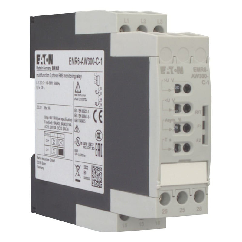 Eaton - Phasenüberwachungsgerät Phasenwächter EMR6-AW300-C-1 160-300VAC 50/60Hz