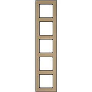 Peha - Abdeckrahmen Rahmen 5-fach D 20.675.244.192 Glaseffekt sand-psw