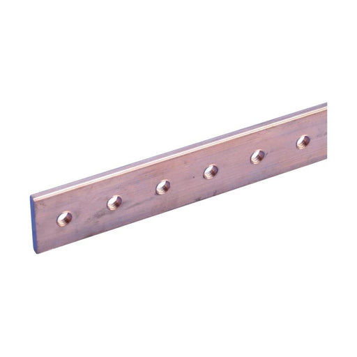 Erico - Sammelschiene Kupferschiene TCB12X4-2M m.Gewindebohrungen − 10 Stück