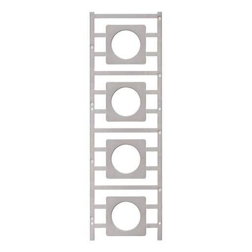 Weidmüller - Kennzeichnungsmaterial Gerätemarkierung SM42/42-30KMCNEGR selbstklebend,42mm − 20 Stück