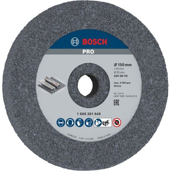 Bosch - Trenn-/Schleifscheibe PRO Metal Schleifscheibe, 1609201649 150 x 20 x 20 mm G24