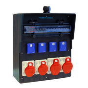 Walther Werke - CEE-Steckdosen-Kombination (IEC 60309) Steckdosenkombination 6483311 Vollgummi, 80A