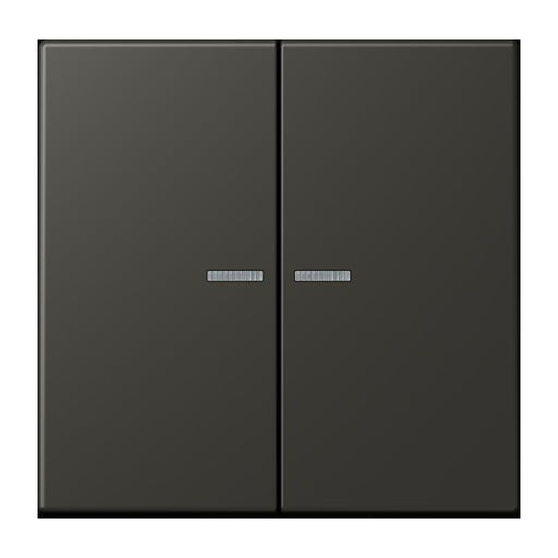 Jung - Bedienelement intelligent Taster 2fach BT LC 17102 259 ombre naturelle 59