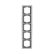 Busch-Jaeger - Abdeckrahmen Rahmen 5-fach 1725-80G chrom glanz