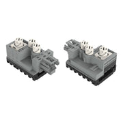 WAGO - Flachleitungsadapter für steckbare Gebäudeinstallation Abgriffmodul 772-266/060-000 grau − 10 Stück