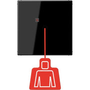 Jung - Behindertenelement für Installationsschalterprogramme Zugtaster ohne Rahmen sw NRS LS 0834 ZT SW Schraubbefestigung