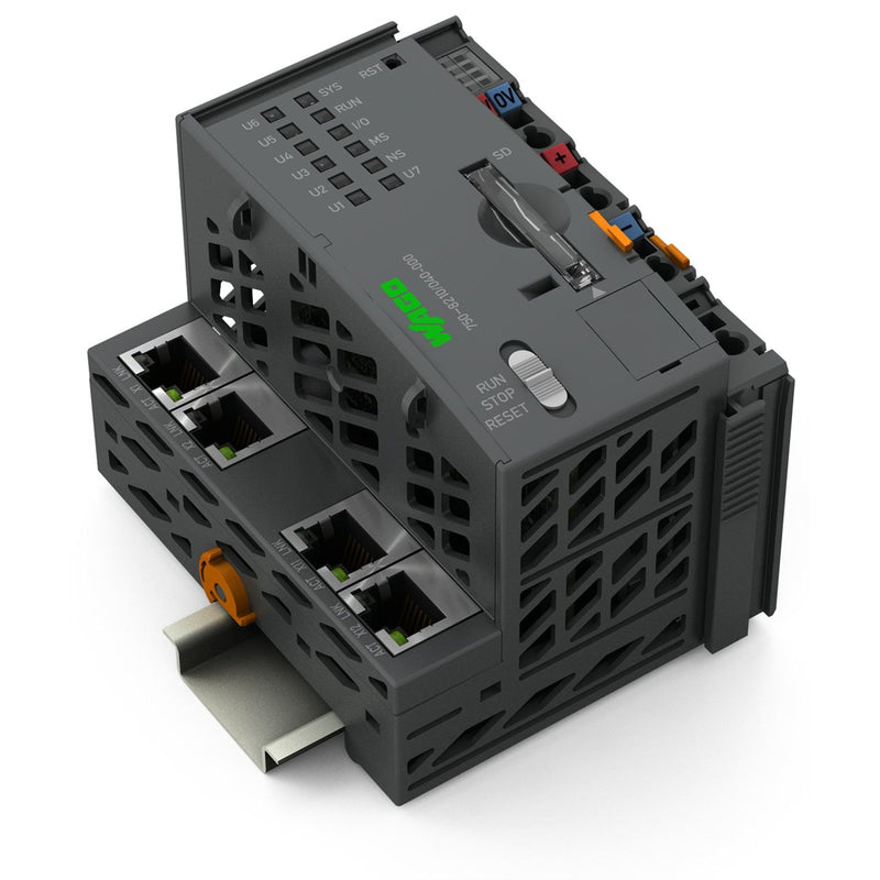 WAGO - SPS-Grundgerät Controller PFC200 750-8210/040-000 2.Generation,4xETHER
