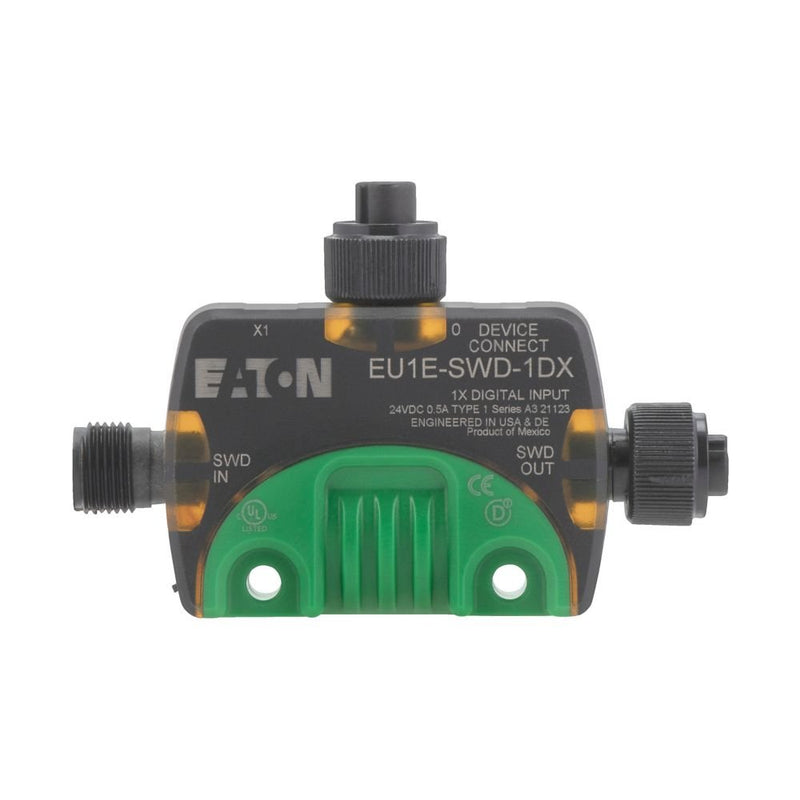 Eaton - Feldbus, Dez. Peripherie - Digitales Ein-/Ausgangs-Modul SWD T-Connector Eingabemo- EU1E-SWD-1DX dul IP69K 24V DC