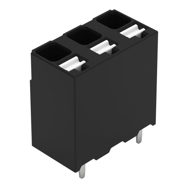 WAGO - Leiterplattenklemme THR-Leiterplattenklemme 2086-3123/997-605 Drücker,1,5mm²,sw − 1645 Stück