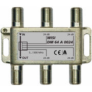 Wisi - Abzweiger und Verteiler Abzweiger 4f. DM 64 A 0024 5-1300Mhz 24dB Kl.A