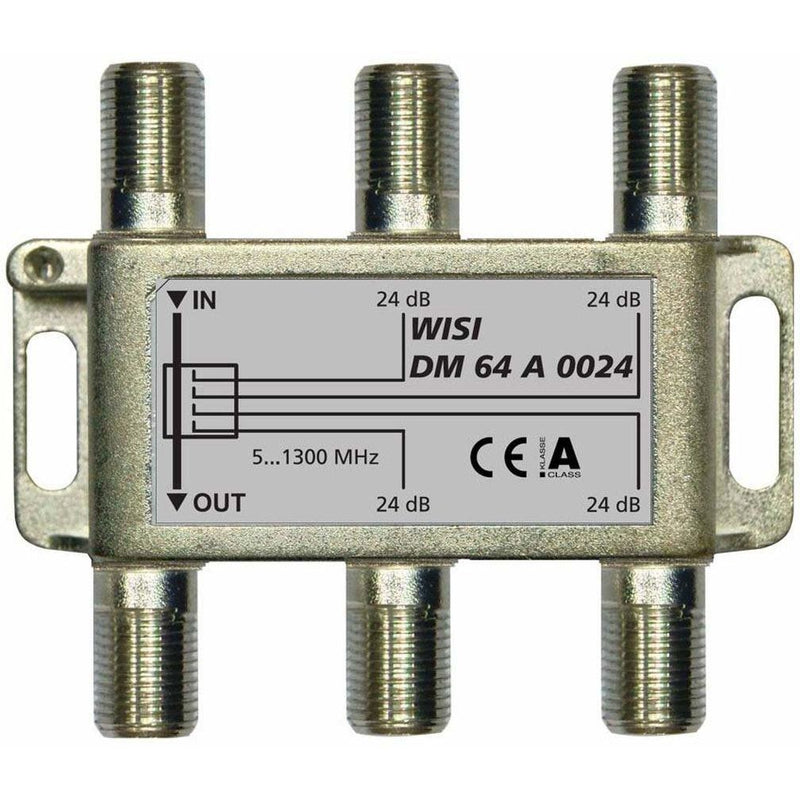 Wisi - Abzweiger und Verteiler Abzweiger 4f. DM 64 A 0024 5-1300Mhz 24dB Kl.A