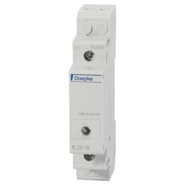 Doepke - Leuchtmelder Reiheneinbau Leuchtmelder RL 230-1W weiß