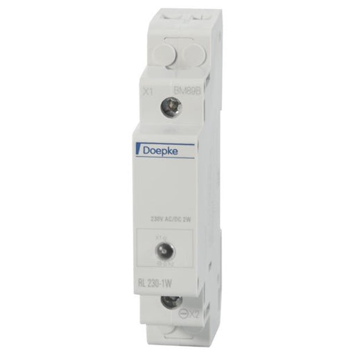 Doepke - Leuchtmelder Reiheneinbau Leuchtmelder RL 230-1W weiß