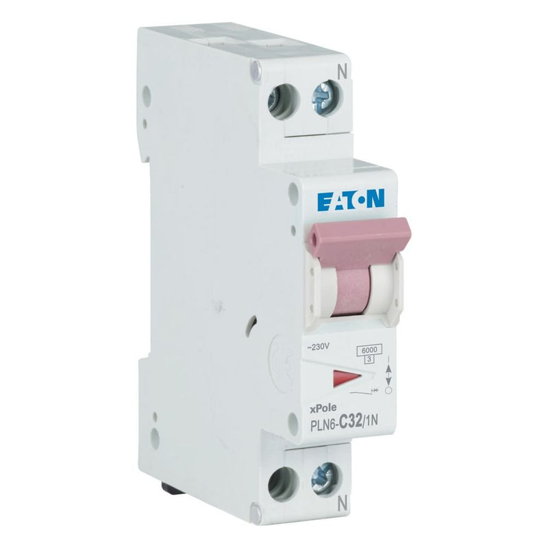 Eaton - Leitungsschutzschalter Leitungsschutzschalter PLN6-C32/1N-DE 32A, 1p+N,Steckkl. C