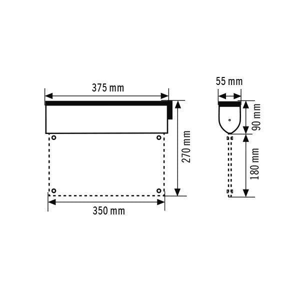 ESYLUX - Sicherheitsleuchte LED-Rettungszeichenleuchte SLDEL LED#EN10031687 3h, 32m