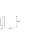 Ledvance - Decken-/Wandleuchte LED-Anbaupanel SMART+#4058075484351 WiFi, RGBTW