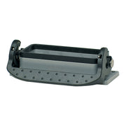 Walther Werke - Gehäuse für Rechtecksteckverbinder Anbaugehäuse BV6 734406 27mm LVB m.Klappdeck