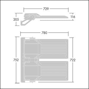 Thorn - Downlight/Strahler/Flutlicht LED - Fluter AFP2 2L  #96635931 740