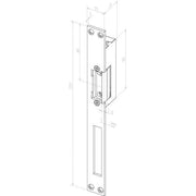 Assa Abloy effeff - Elektrischer Türöffner 24FF---02135D11 Edelstahl