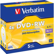 Verbatim - Speichermedium digital DVD+RW 43229 (VE5) Jewelcase 5 Discs