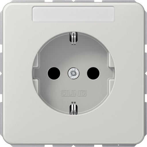 Jung - Steckdose SCHUKO-Steckdose 16A 250V CD 1520 NA LG mit Schriftfeld