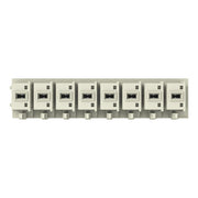 WAGO - Leiterplattensteckverbinder THT-Federleiste gerade 831-3508 Maß 7,62mm,lgr − 12 Stück