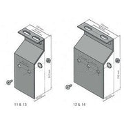 Lapp Zubehör - Befestigungsschelle für Kabel/Rohre Montageplatten-MP-14 52026034