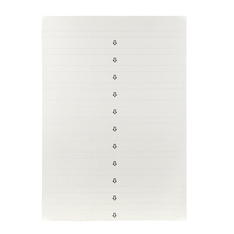 Merten - Bezeichnungsmaterial für Installationsschalterprogramme Beschriftungsstreifen MEG3926-6000 f.Schalter