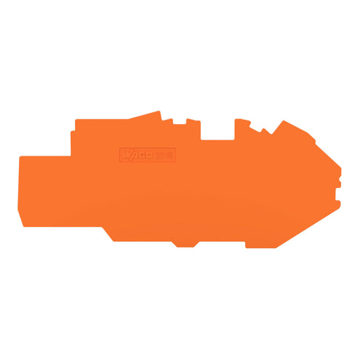 WAGO - Abschluss- und Zwischenplatte für Reihenklemme Abschluss-/Zwischenplatte 2216-7792 1mm orange − 20 Stück