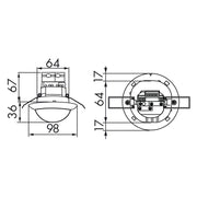 BEG Brück Electronic - Bewegungsmelder/Präsenzmelder komplett Präsenzmelder PD4N-LTMS-RR-DE