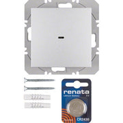 Berker - Bussystem-Hand-/Wandsender KNX-Funk Wandsender 1fach 85655283 alu matt