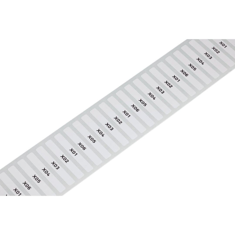WAGO - Kennzeichnungsmaterial Polyesteretiketten 210-810 unbedruckt, weiß