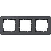 Gira - Abdeckrahmen 3fach 0213152 anthrazit