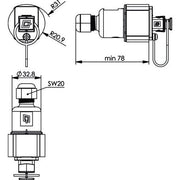 Telegärtner - Kommunikationsanschlussdose Kupfer Industrie STX V4 Freie Anschlussdose 100007444 RJ45 Modul A Cat.6A