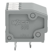 WAGO - Leiterplattenklemme 805-304 Drücker,1,5mm²,grau − 80 Stück