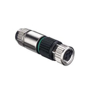 Leuze - Rundsteckverbinder, feldkonfektionierbar (Industriesteckverbinder) Leitungsdose D M8A-4P-SK